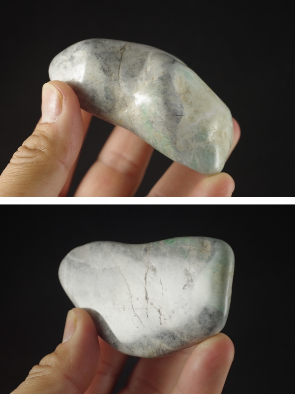 糸魚川産翡翠 原石磨き 183g /jad-33 : 天然石専門店名取貴石