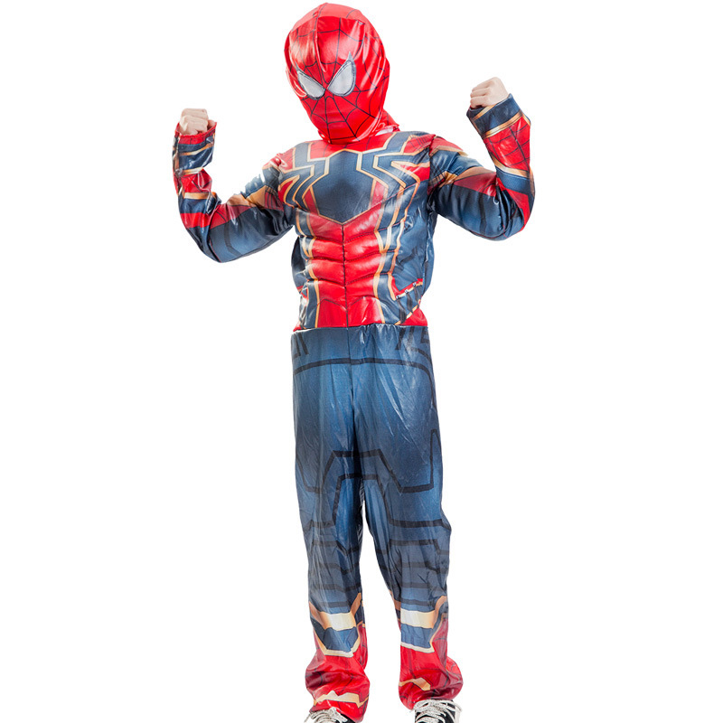 スパイダーマン 子供服 コスプレ 衣装 マスク 付き ハロウィン 仮装