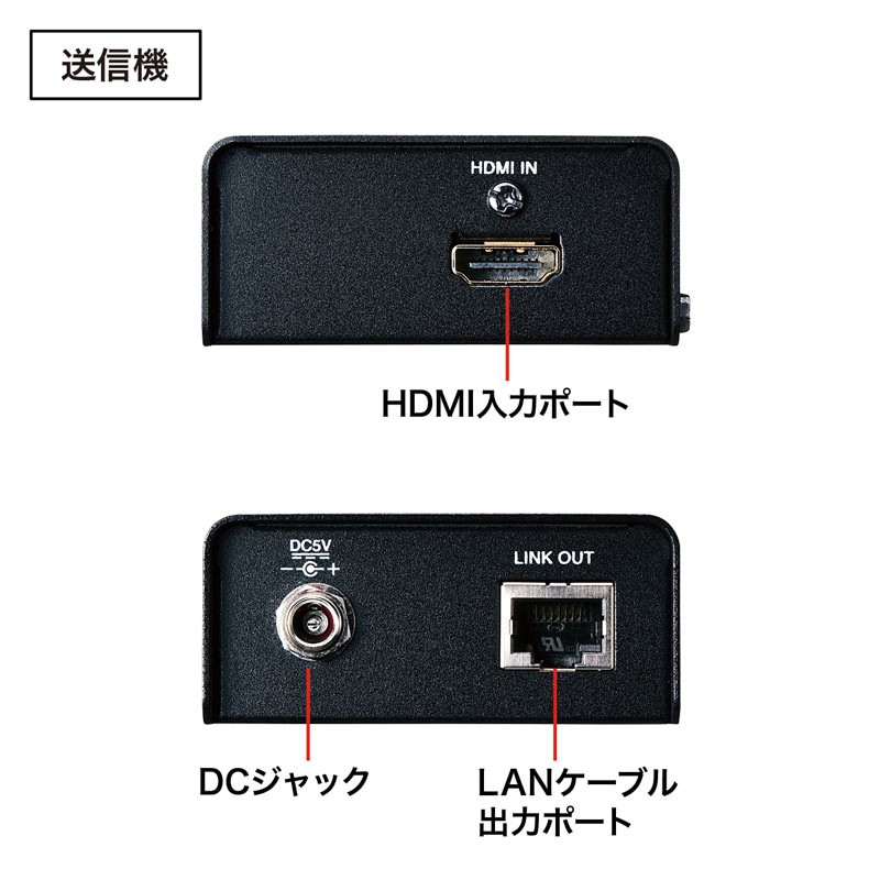SANWA SUPPLY（サンワサプライ） HDMI エクステンダー 有線 送受信機