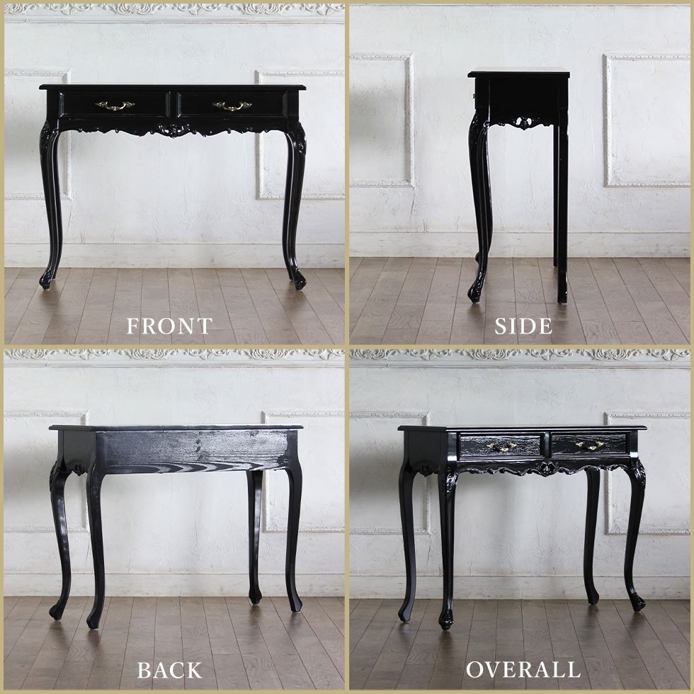 コンソールテーブル アンティーク ロココ調 姫系 猫脚 フレンチ 収納