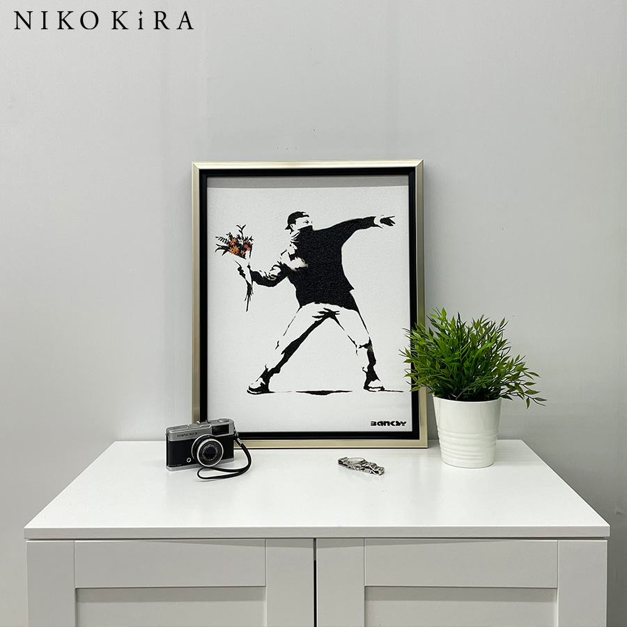 バンクシー アートパネル 絵画 インテリア アート アートポスター
