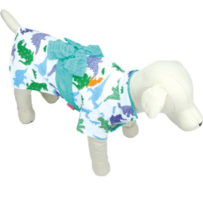 即納✨犬の浴衣✨犬用本格本染浴衣 XS グリーン 犬服 ゆかた 即納✨犬