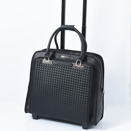 美品 ルコンド レザー 本革 キャリーケース ブラック 黒 大容量 多機能