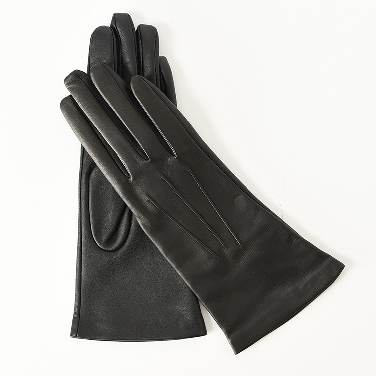 DENTS #黒と赤のレザー #グローブホルダー DENTS #黒と赤のレザー