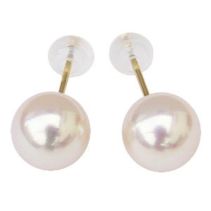 パール ピアス パールピアス 真珠ピアス スタッドピアス k18 18金 18k