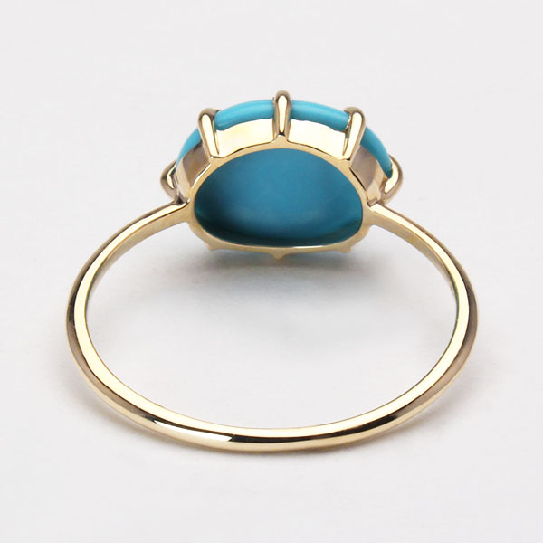 リング 指輪 レディース k18 18金 18k イエローゴールド シンプル