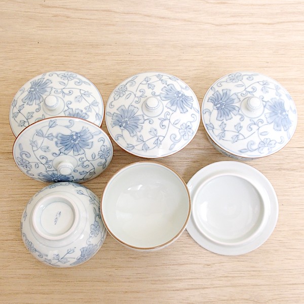 湯飲み 蓋付き湯呑み茶碗 5客セット 古代唐津 湯呑み おしゃれ 業務用