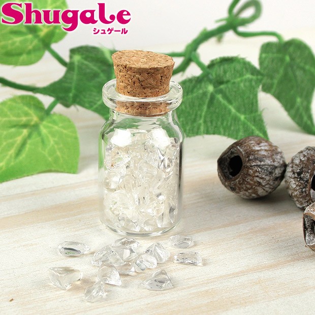 クラフトハートトーカイ 天然石 ビーズ 瓶入りタンブルチップス 水晶