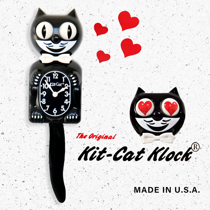 正規品 キットキャットクロック ハート キット キャット クロック