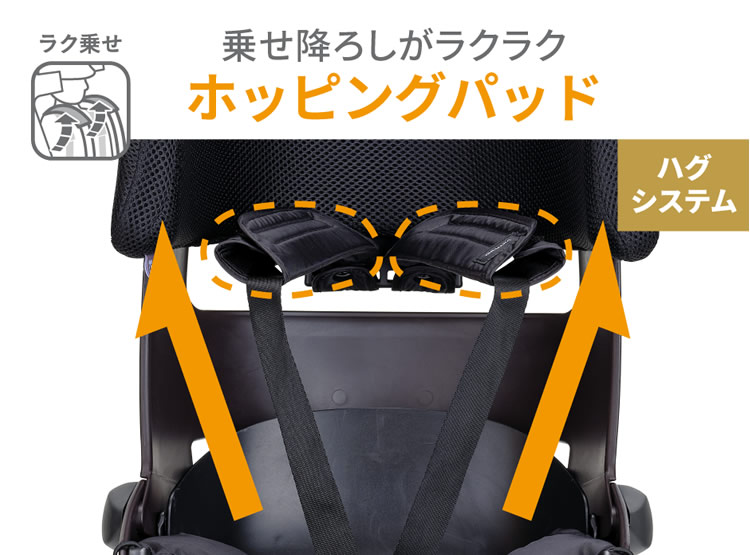 OGK技研 RBC-017DX ZERO チャコール OGK技研 リアチャイルドシート