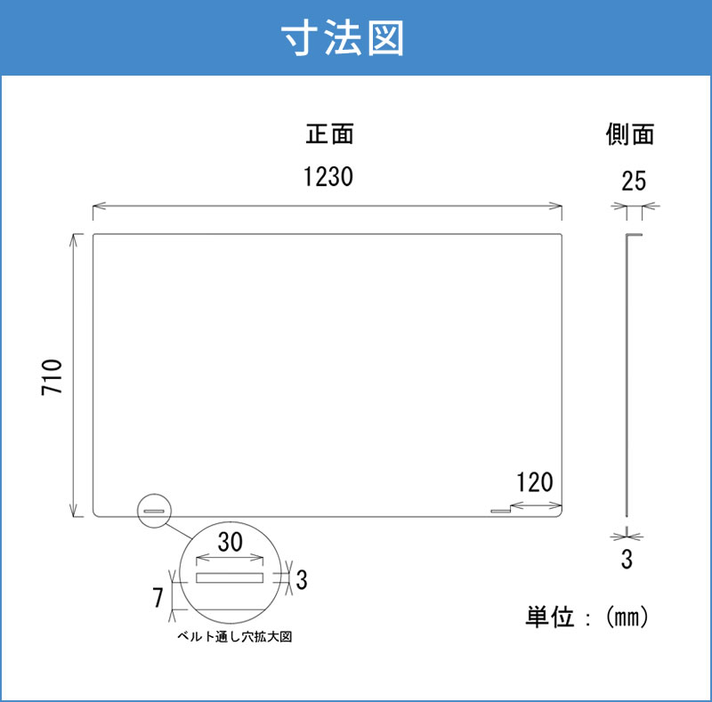 ブルーライトカット 有機ELテレビ 保護パネル 55型 55インチ ベルト付