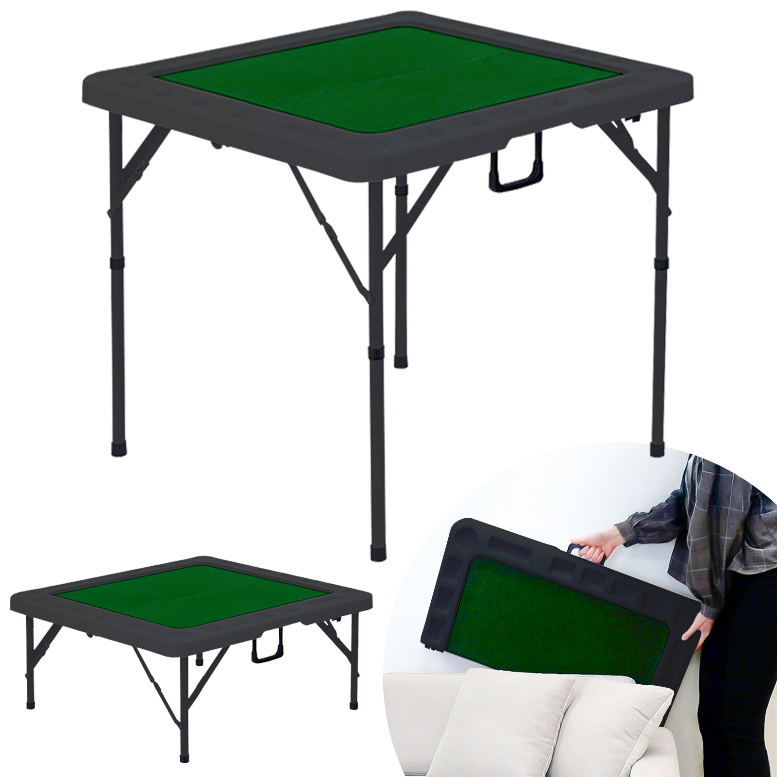 雀鳳（JONGHO） 麻雀卓 折りたたみ 手打ち 家庭用 座卓 持ち運び 麻雀