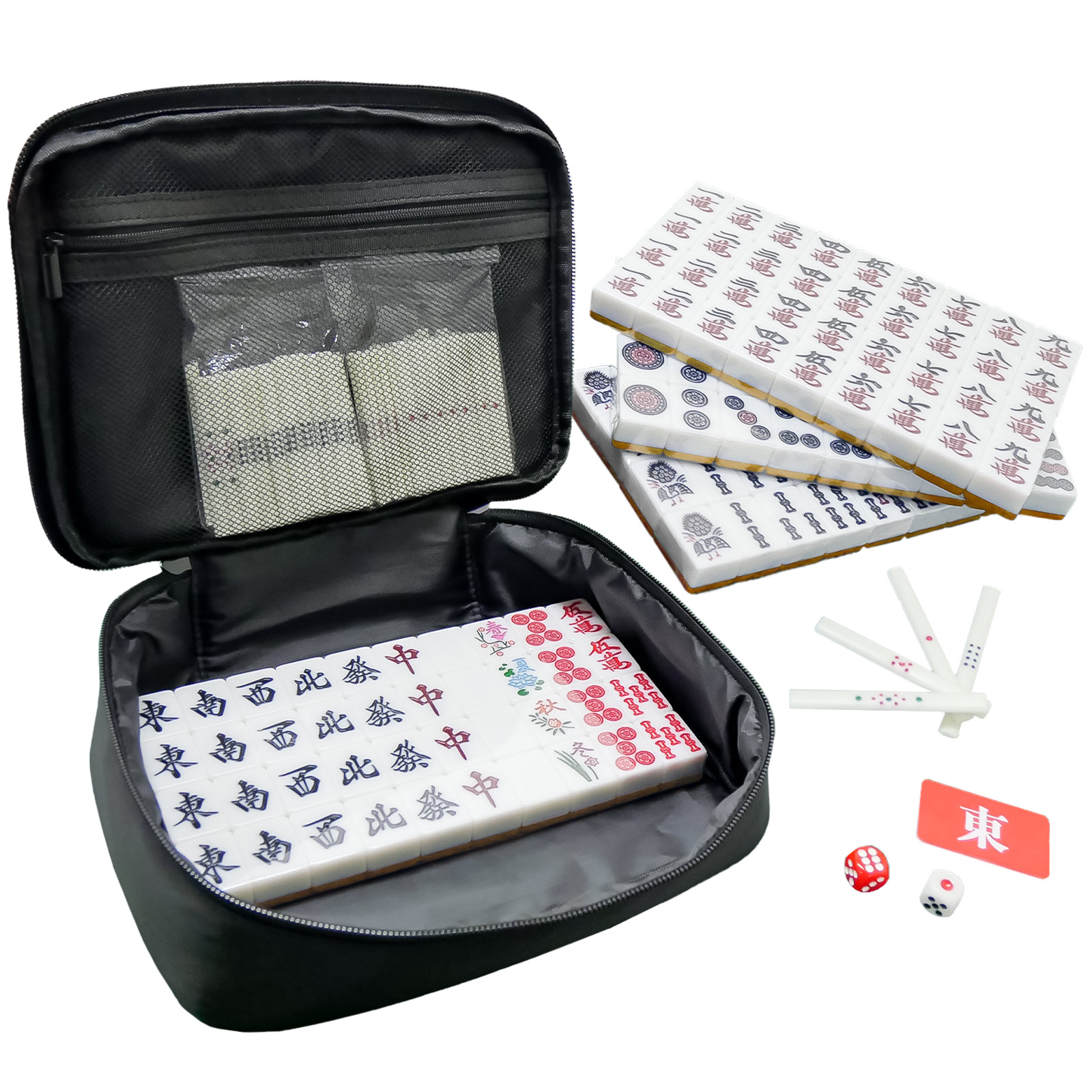 雀鳳（JONGHO） 麻雀牌 28mm 麻雀牌セット 麻雀 牌 麻雀牌 ケース