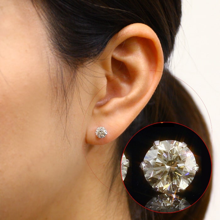 JK116☆高級 ダイヤモンド0.7ct プラチナ ピアス 楽天市場