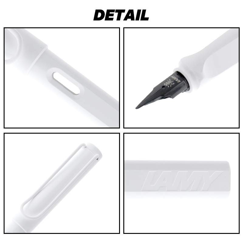 LAMY（ラミー） サファリ 数量限定 ホワイトホワイトクリップ 漢字ニブ