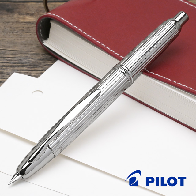 100 オーバーホール済み 万年筆 PILOT パイロットSilver 18k 100