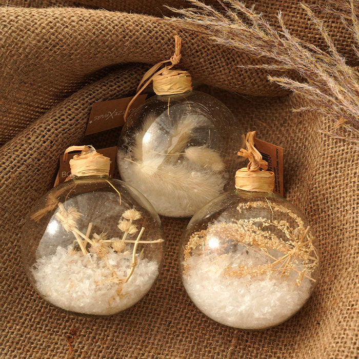 クリスマス ツリー 飾り オーナメント BOLTZE ガラスボール マリサ 1個