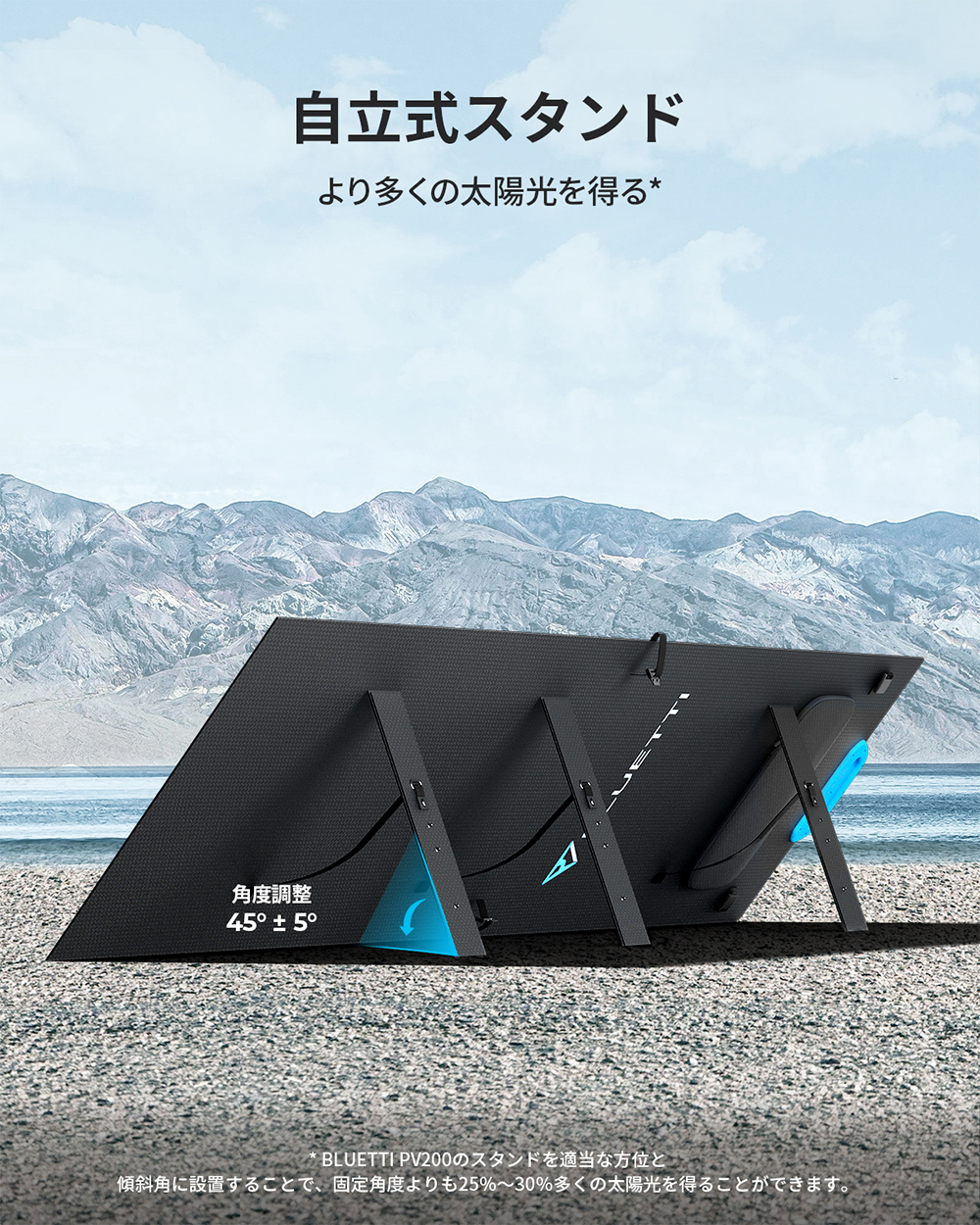 bluetti ソーラーパネル SP200L 200W※商品説明を一読願います