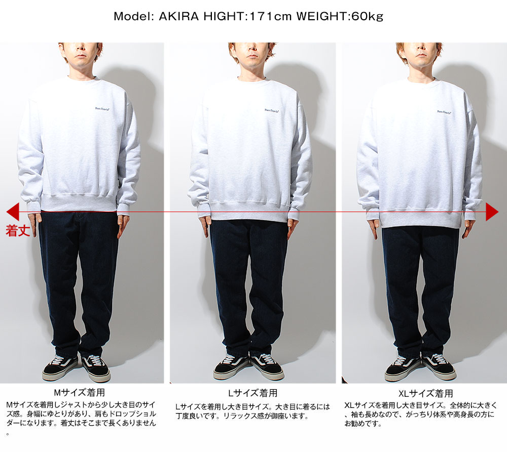 BEN DAVIS（ベンデイビス） スウェット スエット ブランド ワン