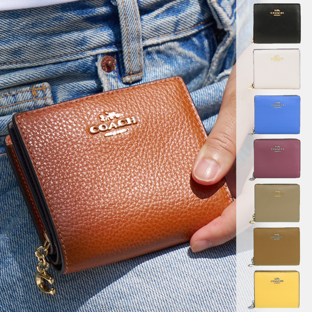 COACH（コーチ） 財布 レディース 二つ折り アウトレット 折財布 ミニ