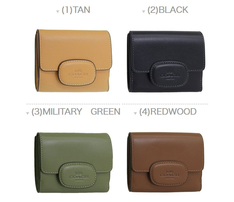 COACH（コーチ） 財布 レディース 2つ折り 折財布 コンパクト