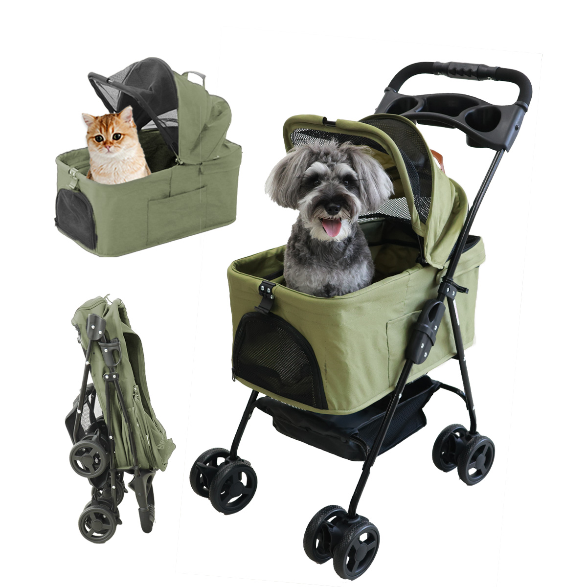 WEIMALL（ウェイモール） ペットカート 取り外し可能 分離式