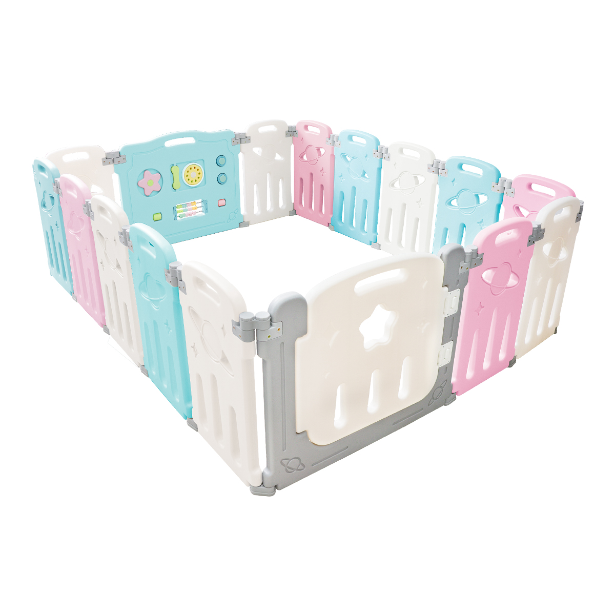 WEIMALL（ウェイモール） ベビーサークル 折りたたみ 16枚セット