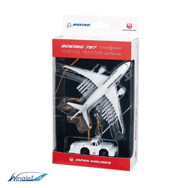 ラッピング 対応 ダイキャストセット JAL 飛行機 BOEING 787