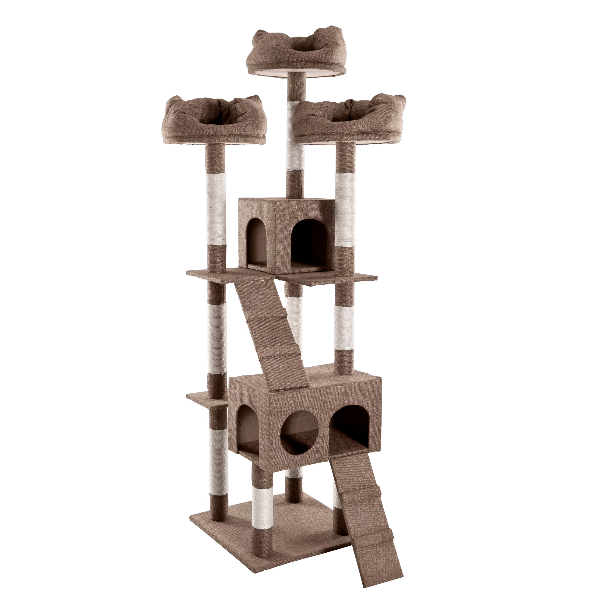 キャットタワー 据え置き 大型猫用 猫タワー おしゃれ 多頭飼い 全高