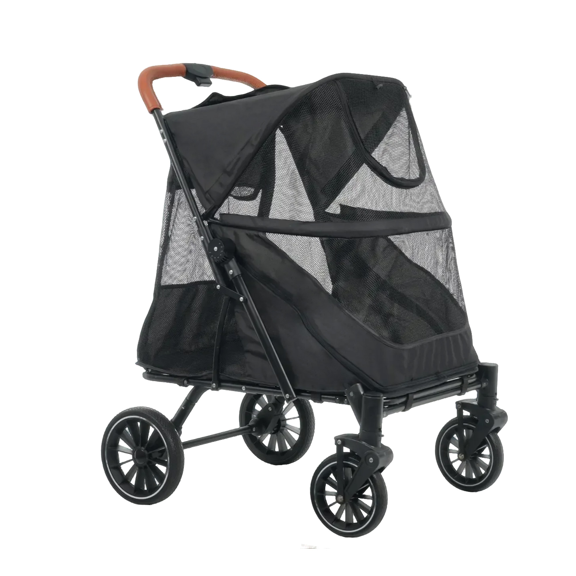 25年仕様改良】ペットカート 大型犬 多頭飼い 折りたたみ 4輪 犬カート