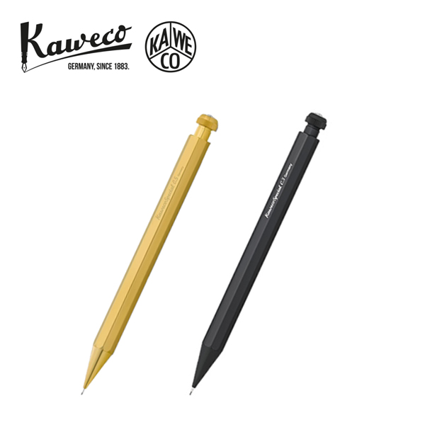 カヴェコ スペシャル シャープペンシル ブラック/ブラス 0.3mm/0.5mm