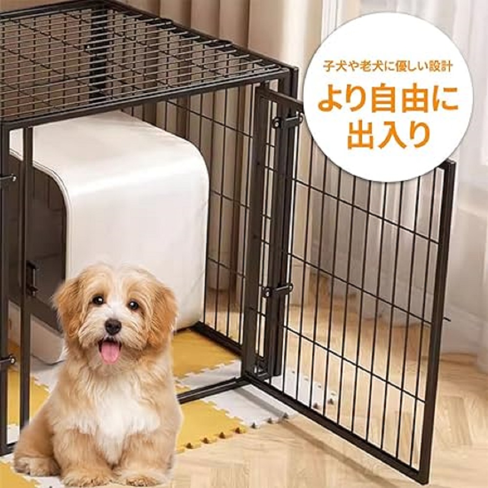 hzdmj ペットサークル ペット用サークル ドア付 ドッグサークル 犬