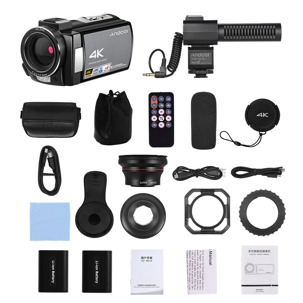 新品] 4Kデジタルカメラ HDV-254KM ビデオカメラ [即購入ok] 【公式通販】