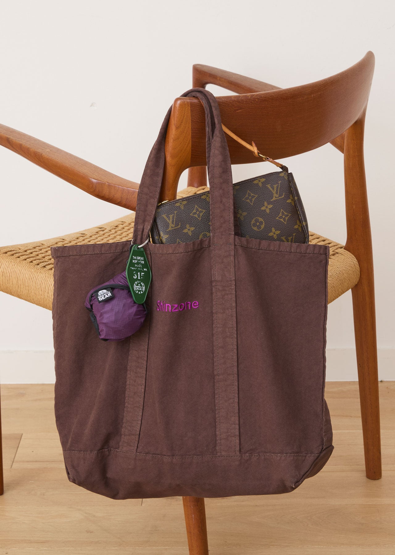 RILY Heart Logo Game Bag ブラウン RILY Heart Logo Game Bag