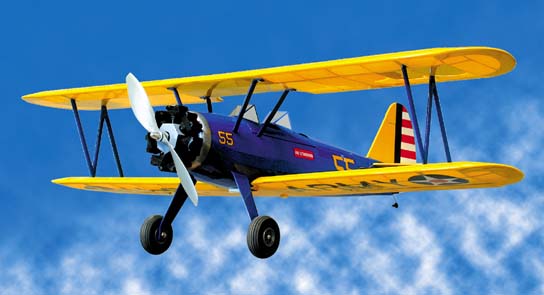 WATT AGE STEARMAN PT-17 ラジコン飛行機 WATT AGE STEARMAN PT-17