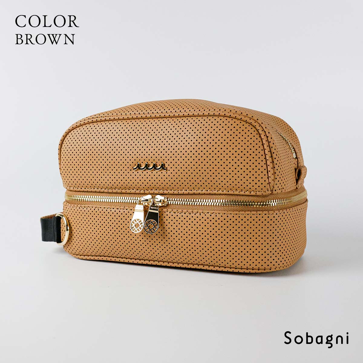 muta marine ムータ パンチングエシカル合皮パーテーションポーチ