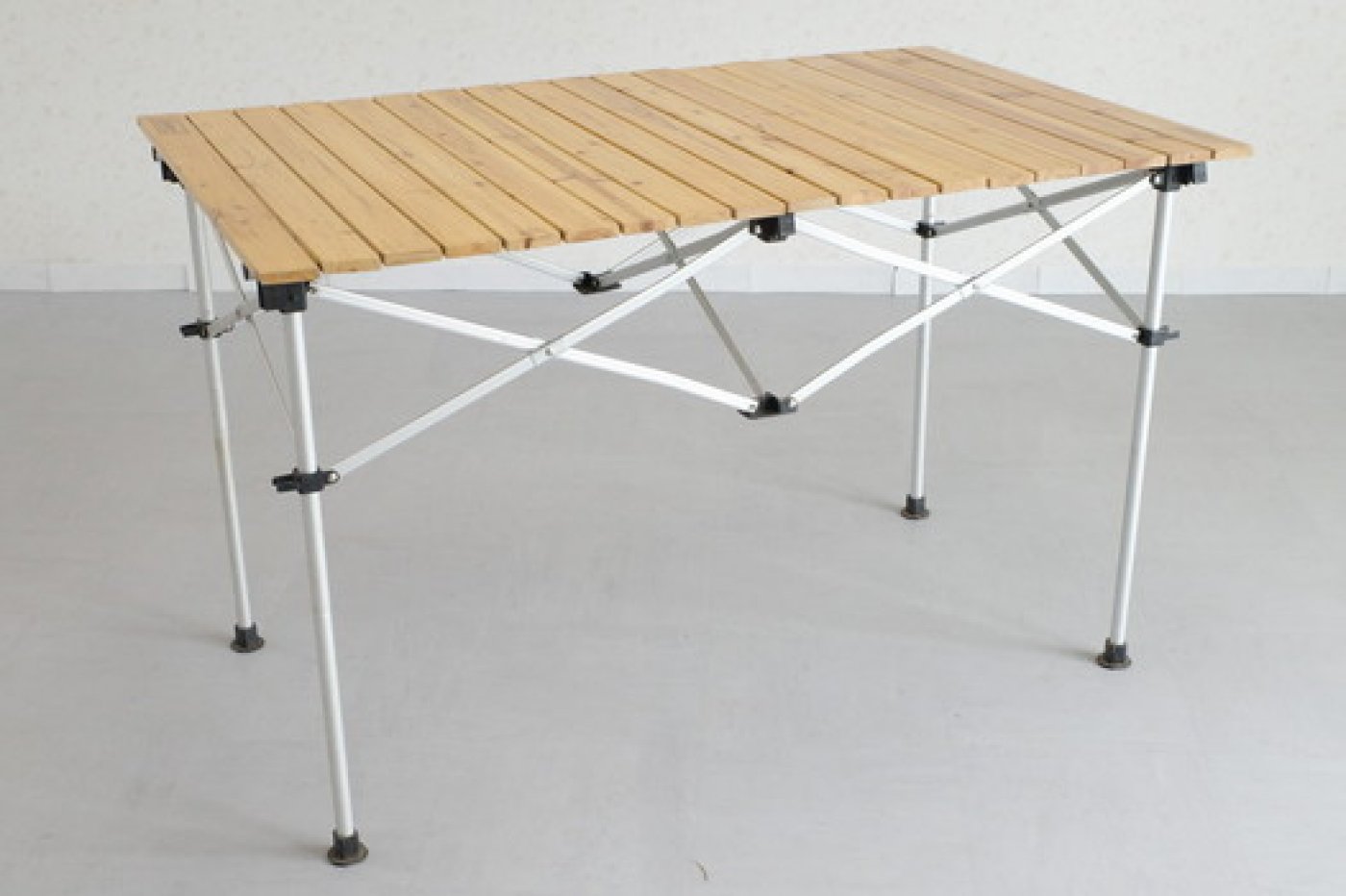 コールマン ナチュラルロールウッドテーブルクラシック110 美品