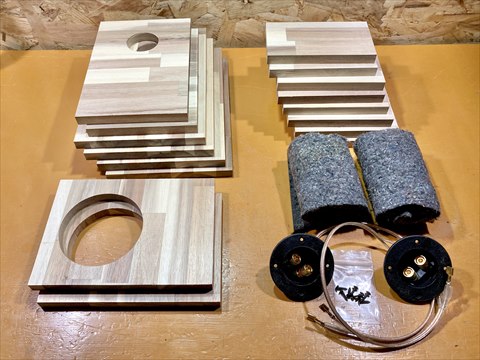 BS-8・組立キット】長岡鉄男氏設計 バスレフ エンクロージャー 開口