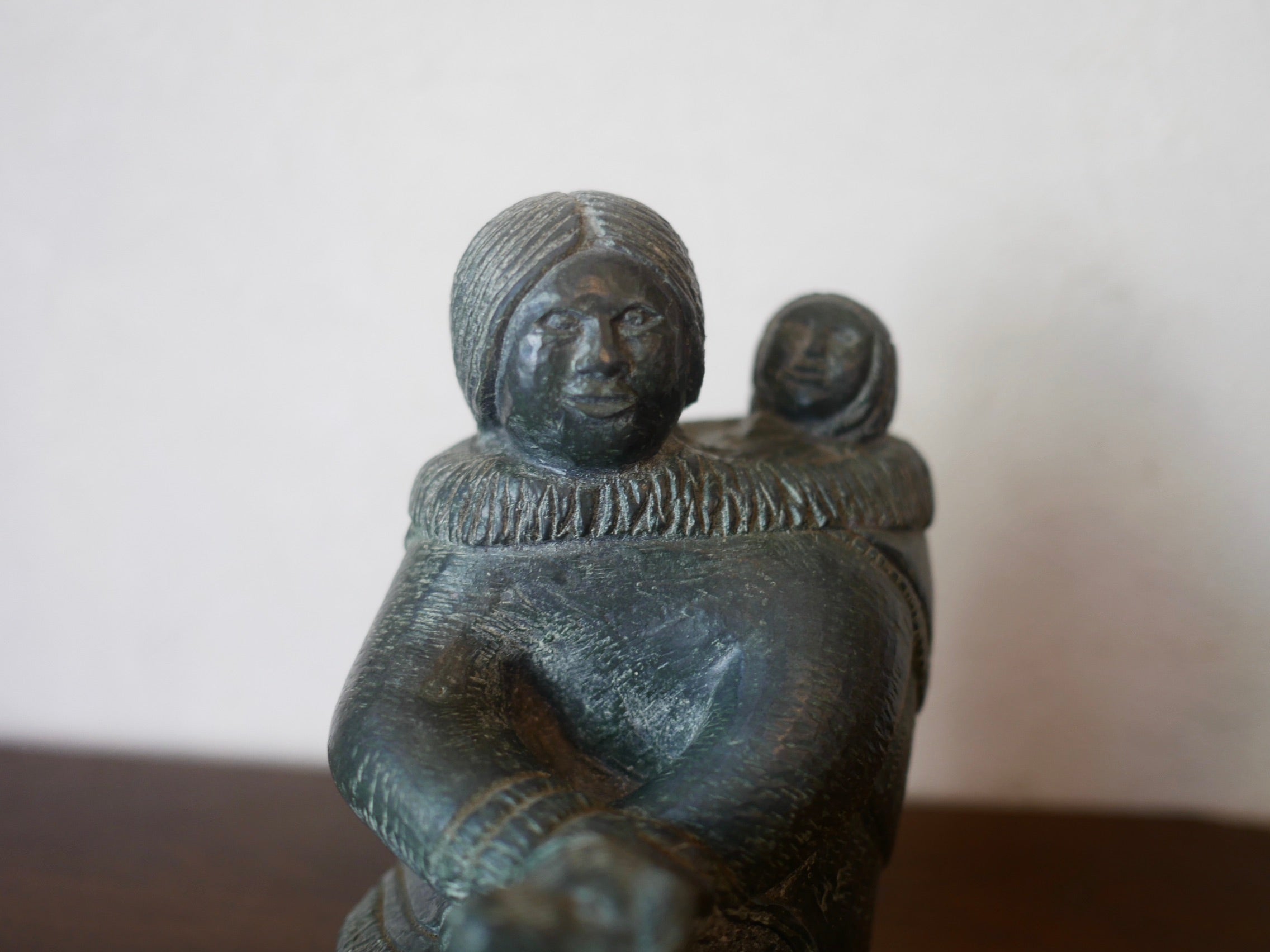 彫刻オブジェ石人物像