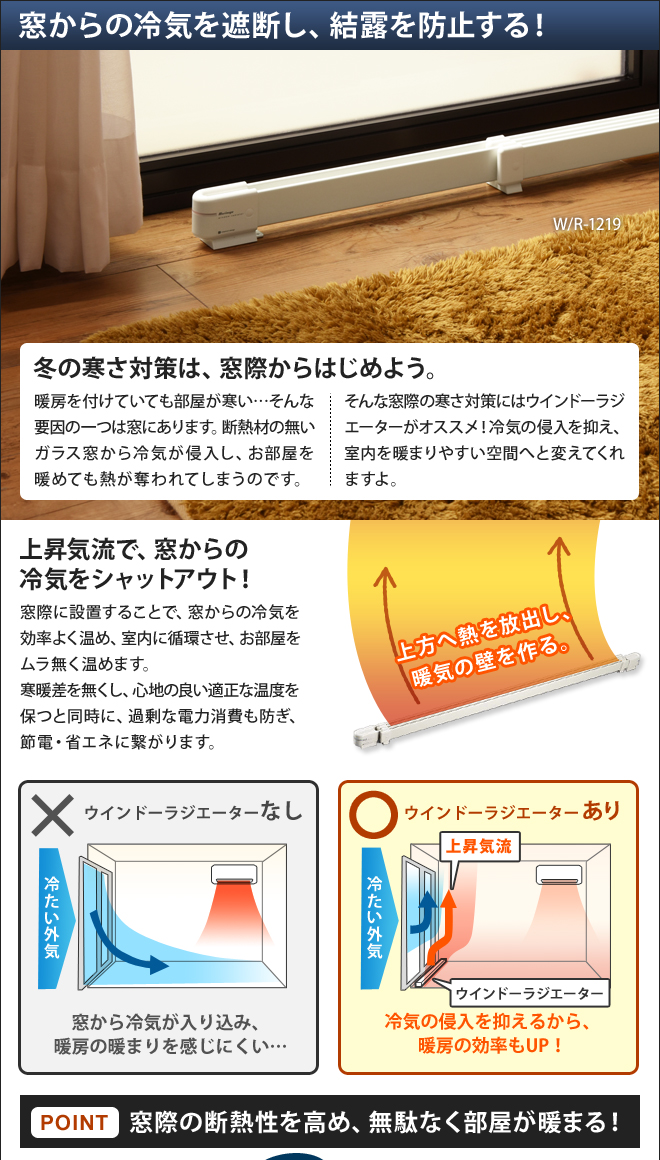 ウインドーラジエーター WR-0609 【選べる豪華特典】 | セレクト