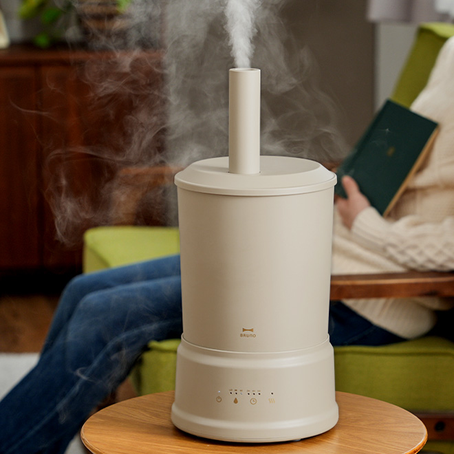 新品 BRUNO ブルーノ ハイブリッドUV加湿器 CALM MISTグレージュ