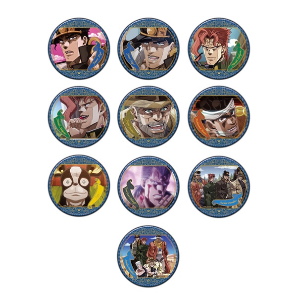 ジョジョの奇妙な冒険 アニメ10周年記念展 ホルホース 缶バッジ ディオ