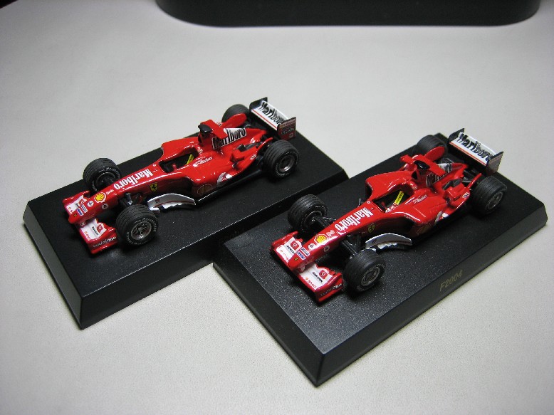 1/64 KYOSHO Ferrari F2004: Splash and Go!!!!!