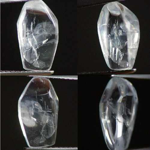 氷のブルームーンストーン原石そのまま磨き3.154cts [MO049B] - 9,680