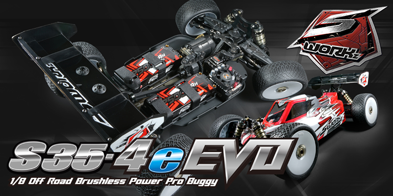 SWORKz S35-4e EVO 1/8 BrushLess Power Pro Buggy Kit - SWORKz