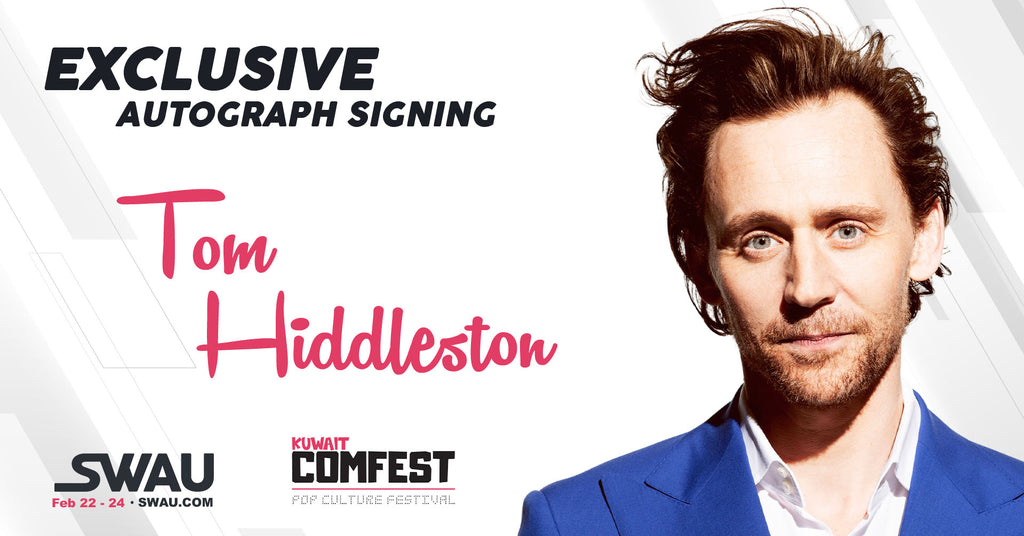 Tom Hiddleston Signs With SWAU! | SWAU