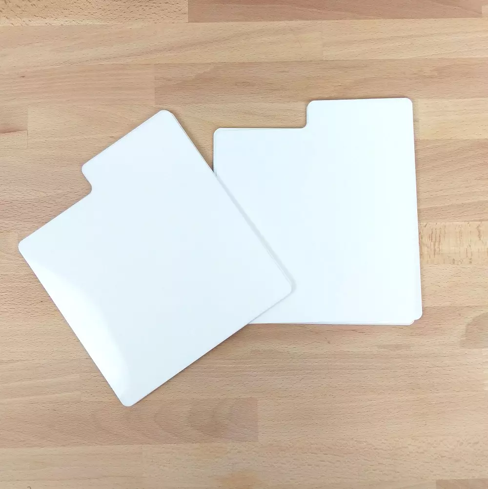 EPレコード 仕切板(白)5枚セット/インデックスプレート｜CD・レコード