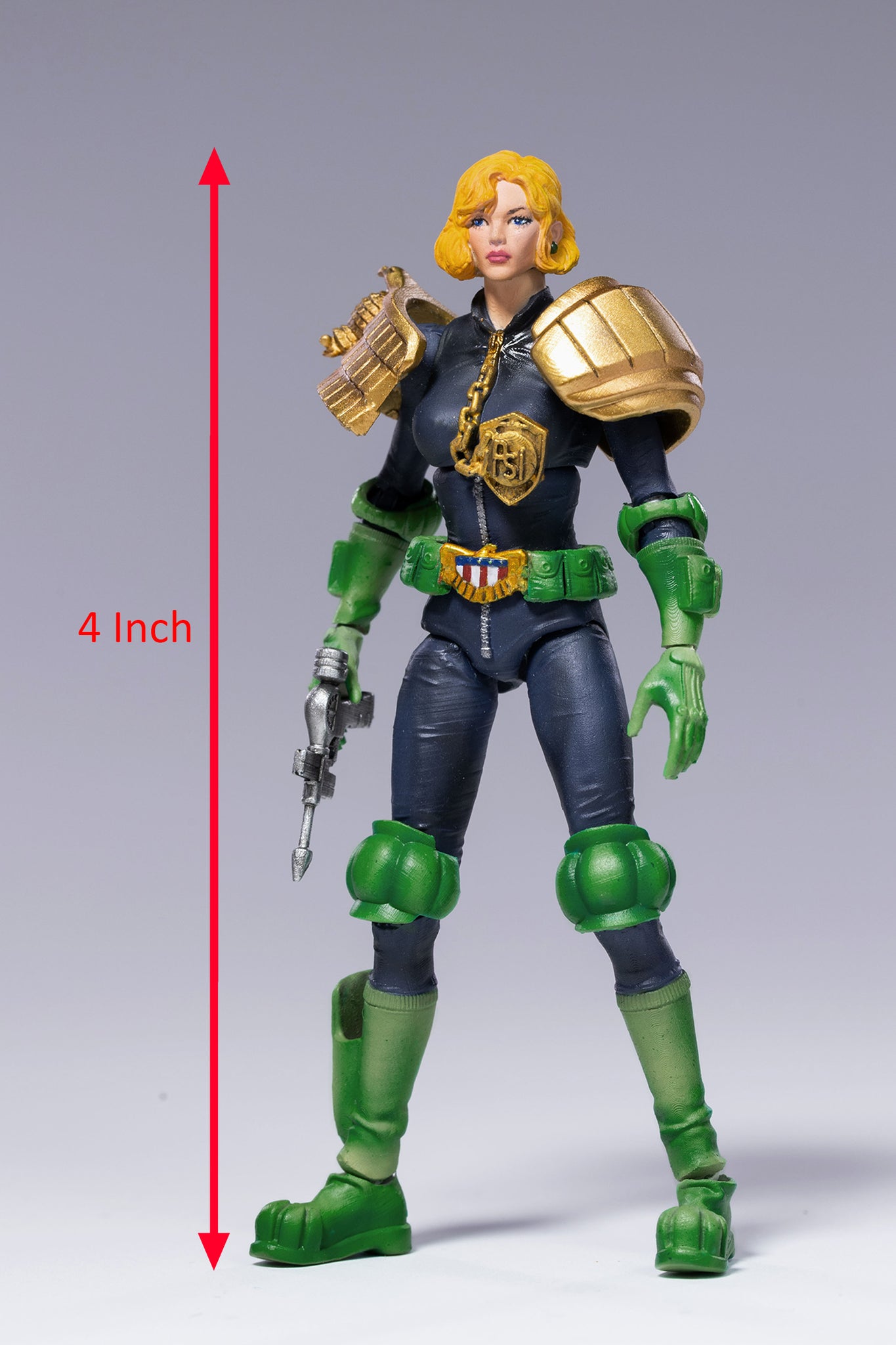 Hiya Toys Judge Dredd Judge Anderson 1/18 Scale Figure| St. Mark's