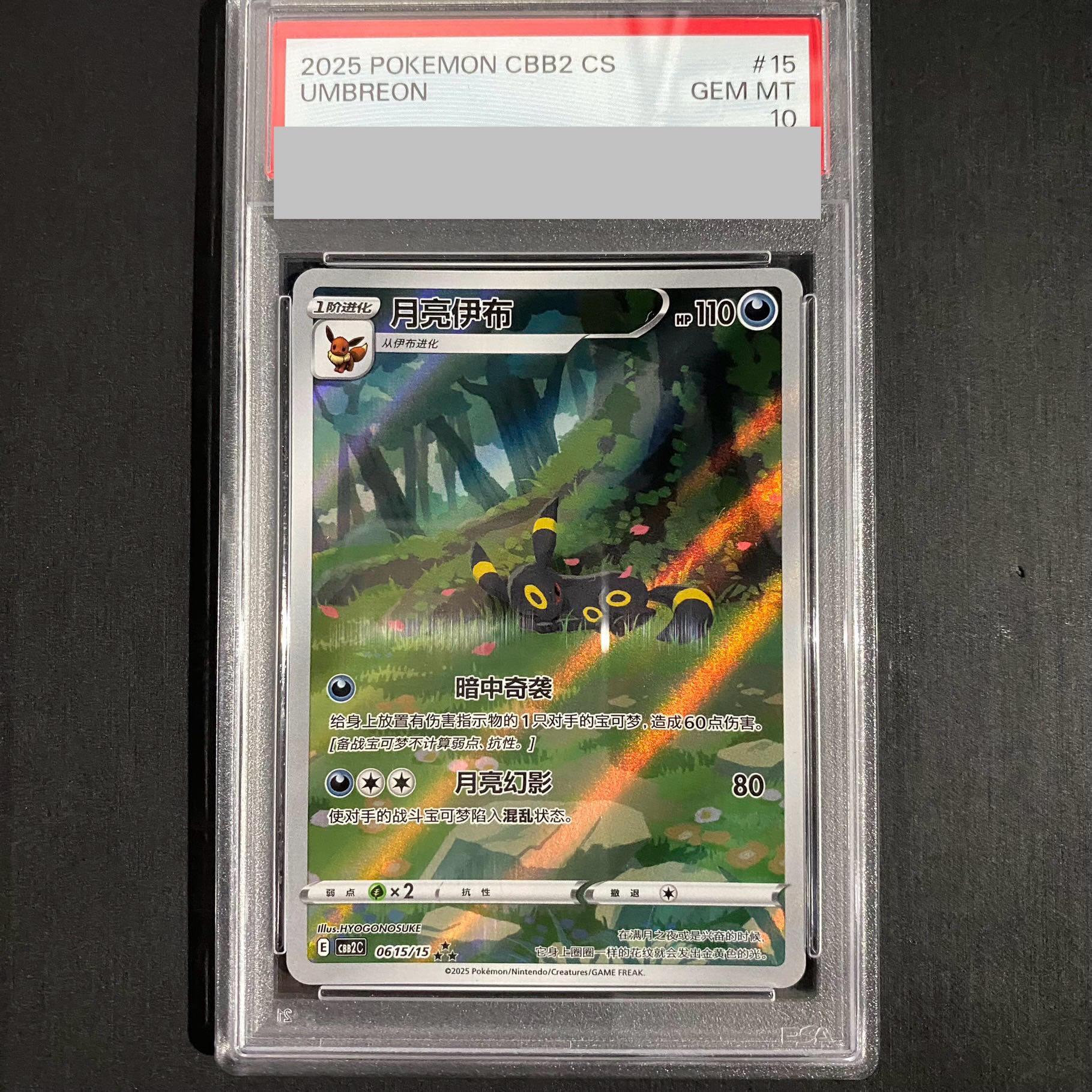 ブラッキー 中国語 PSA10 PSA10】 ブラッキー 《中国語版》 (AR仕様