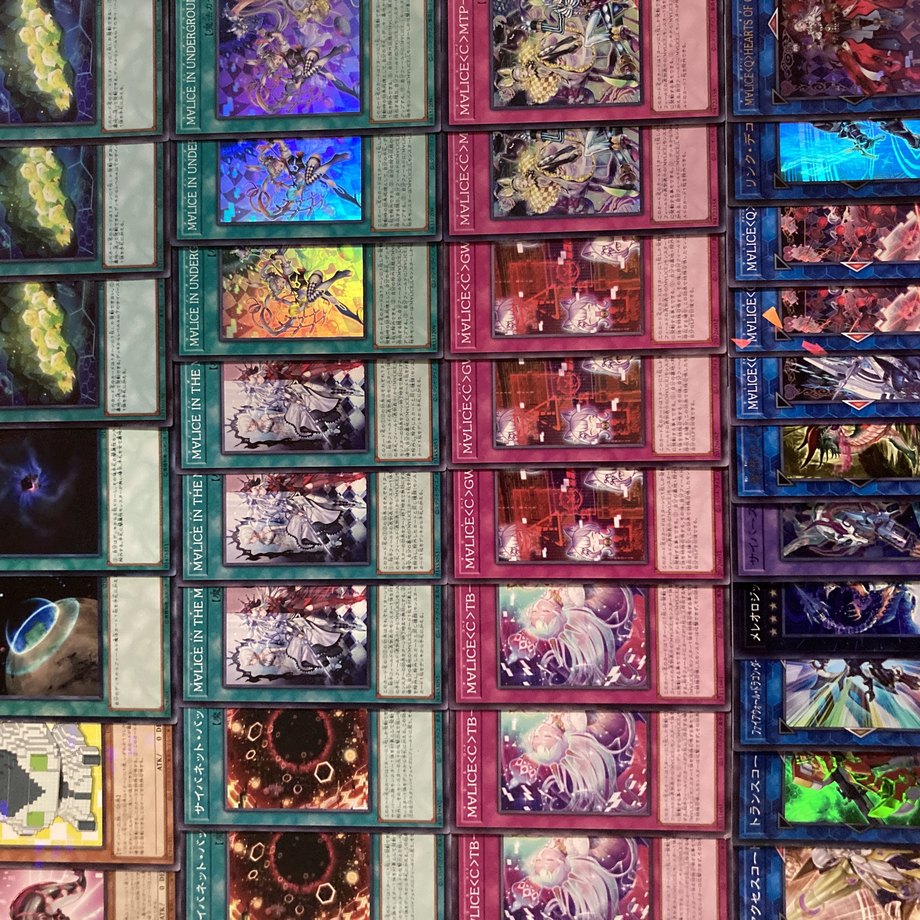 遊戯王 M∀LICE デッキ 40枚 エクストラ15枚 スリーブ付き マリス